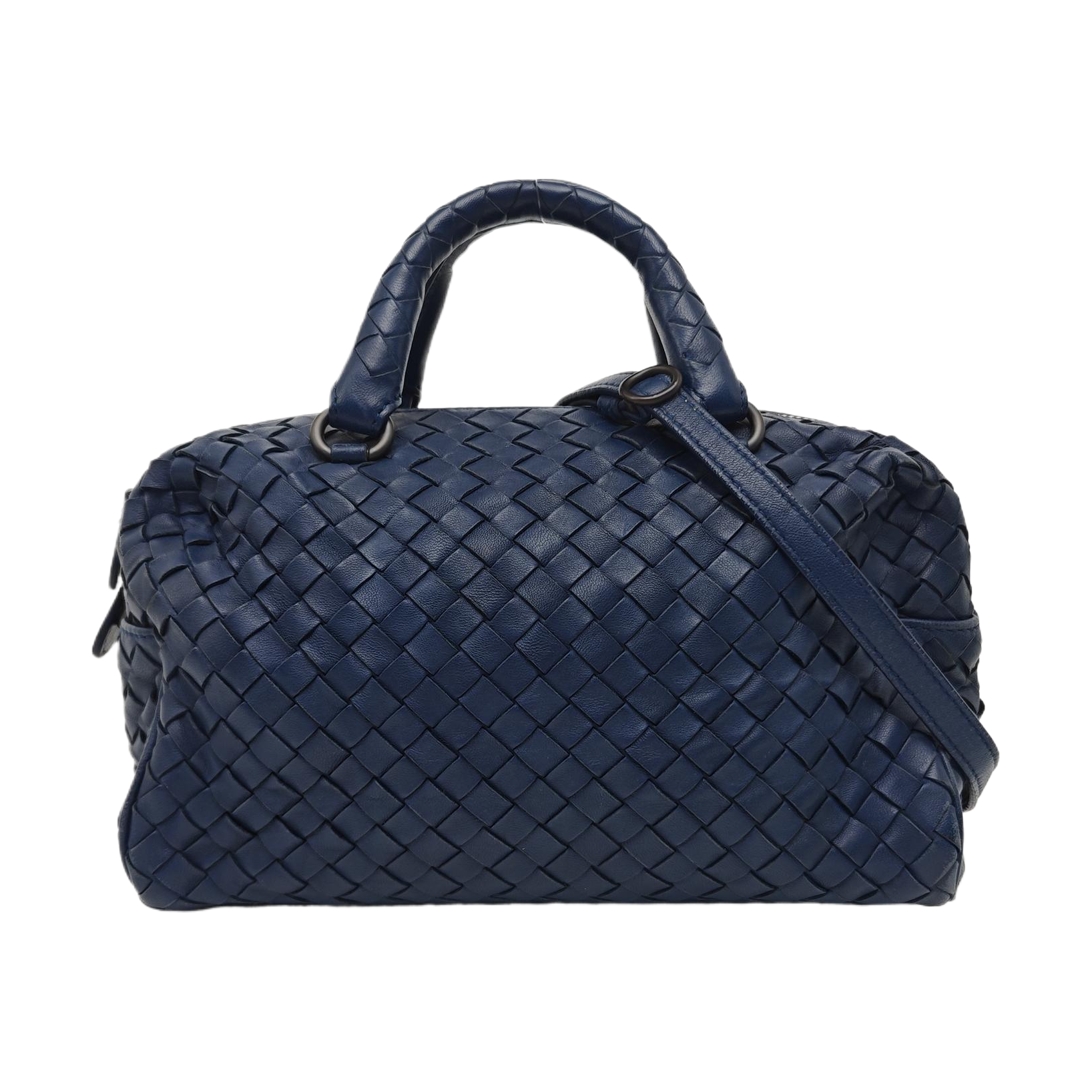 Lambskin Shoulder Bag Blue
