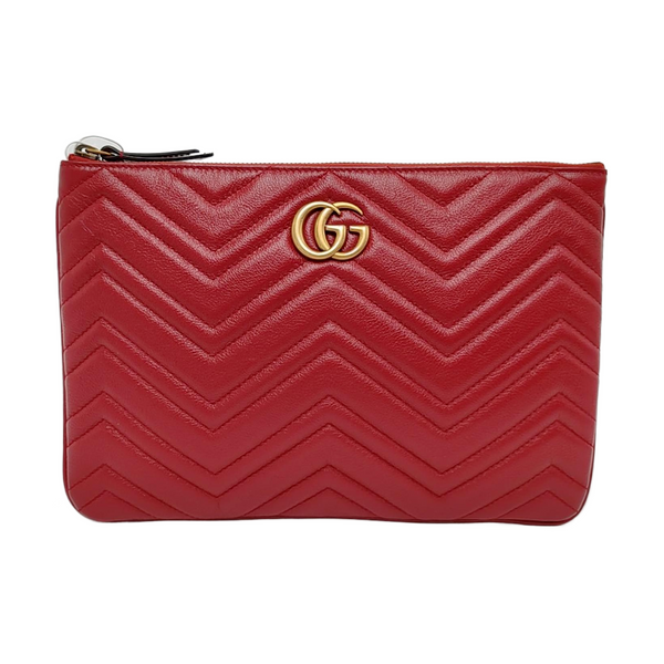 Quilted Calfskin Red