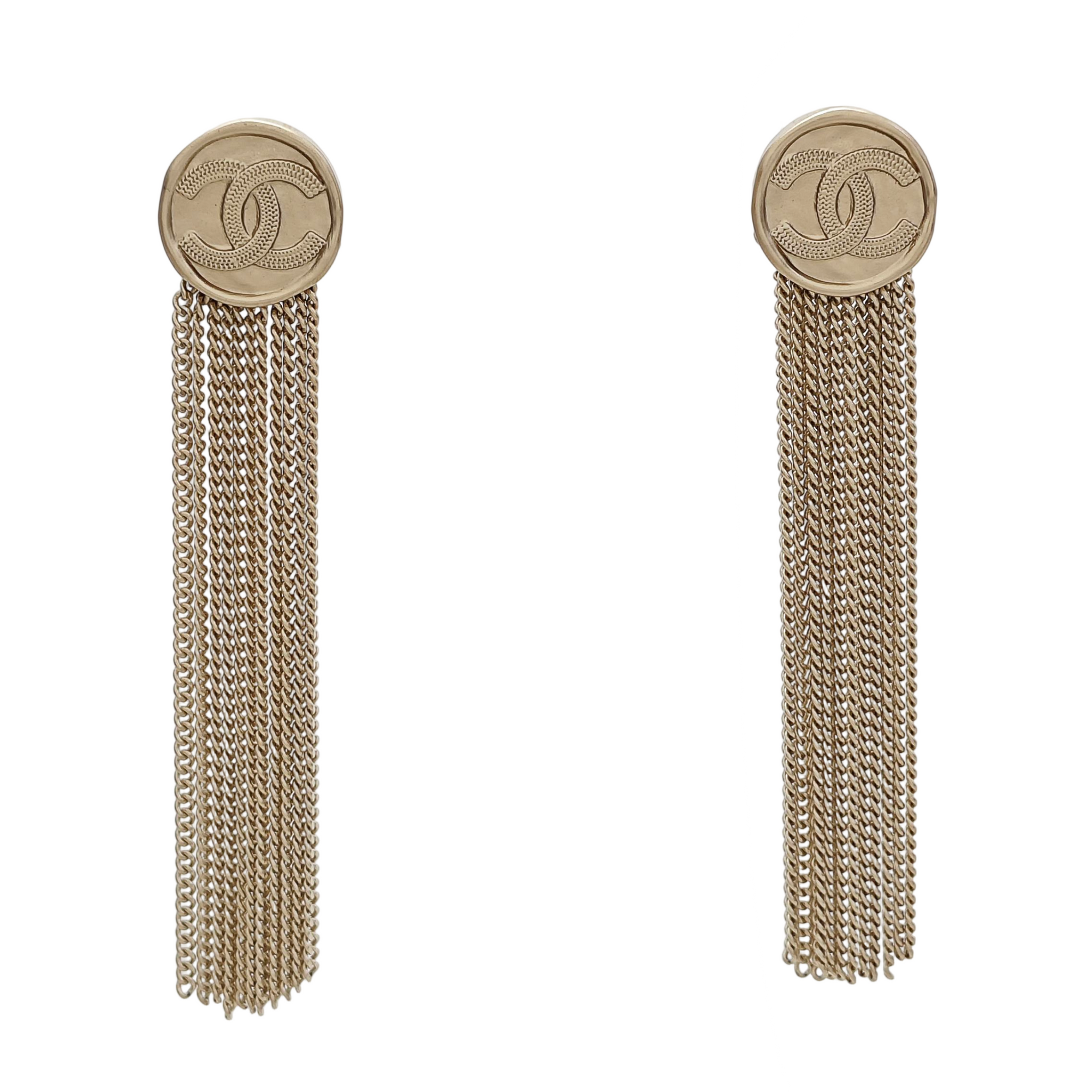 Metal Gold Stud Earrings