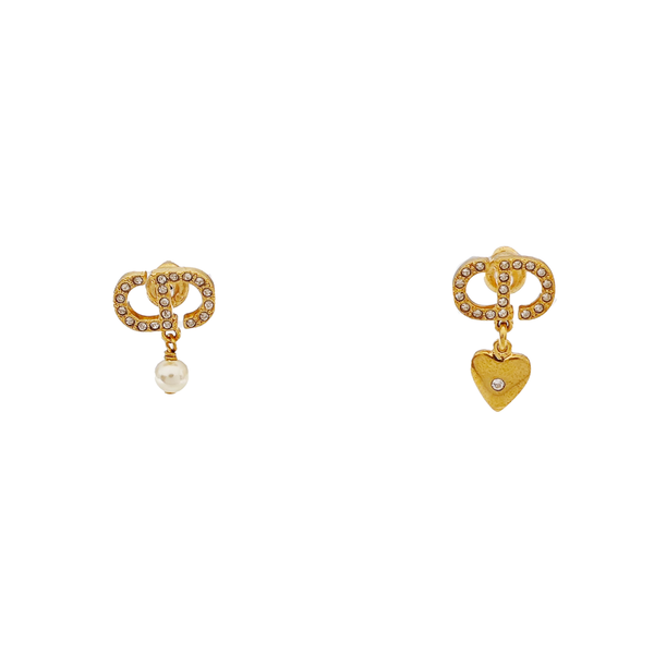 Metal Gold Stud Earrings