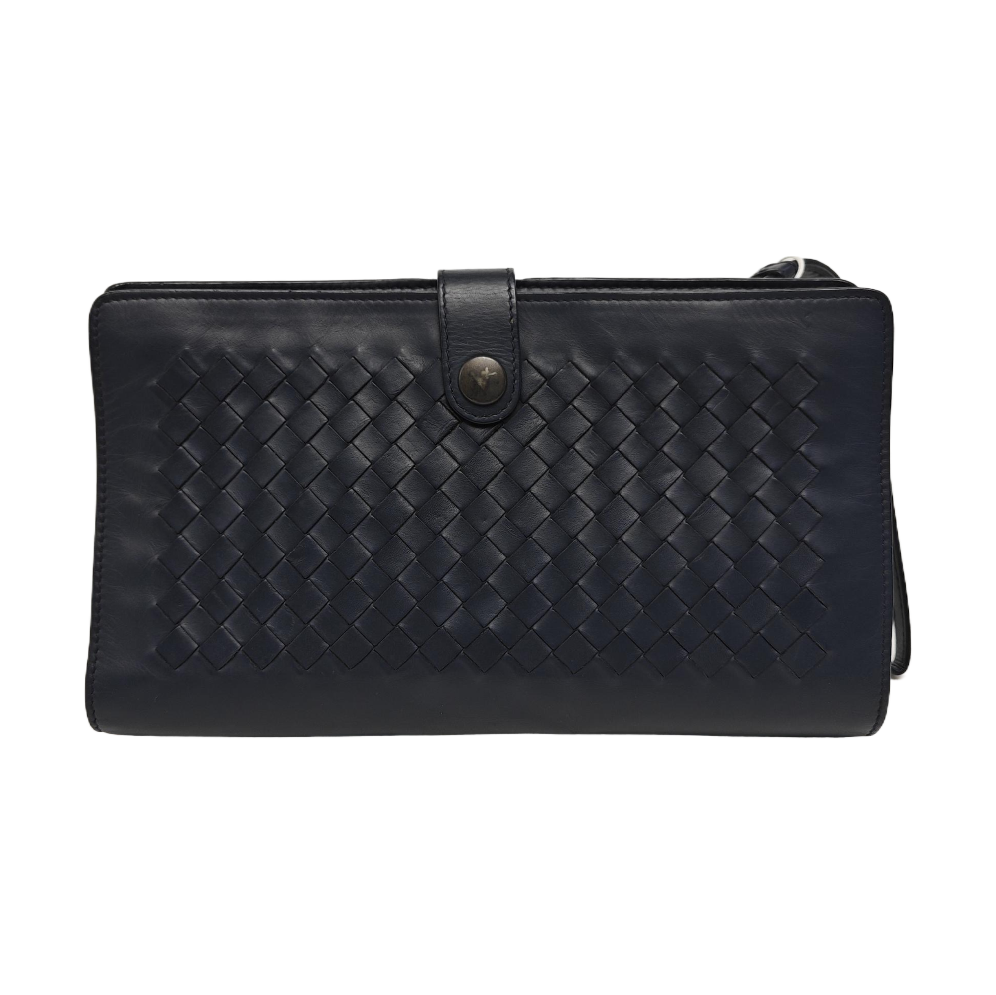Calfskin Clutch Blue