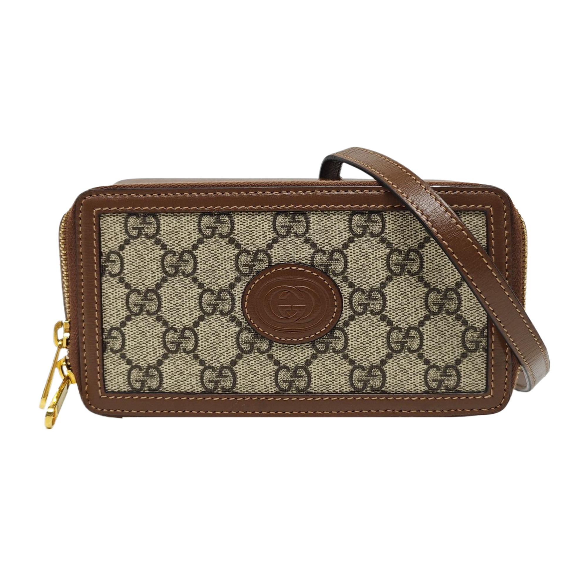 Retro Mini Monogram Coated Canvas Black
