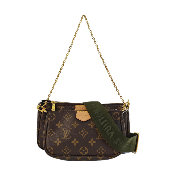 MULTI Monogram Coated Canvas Brown