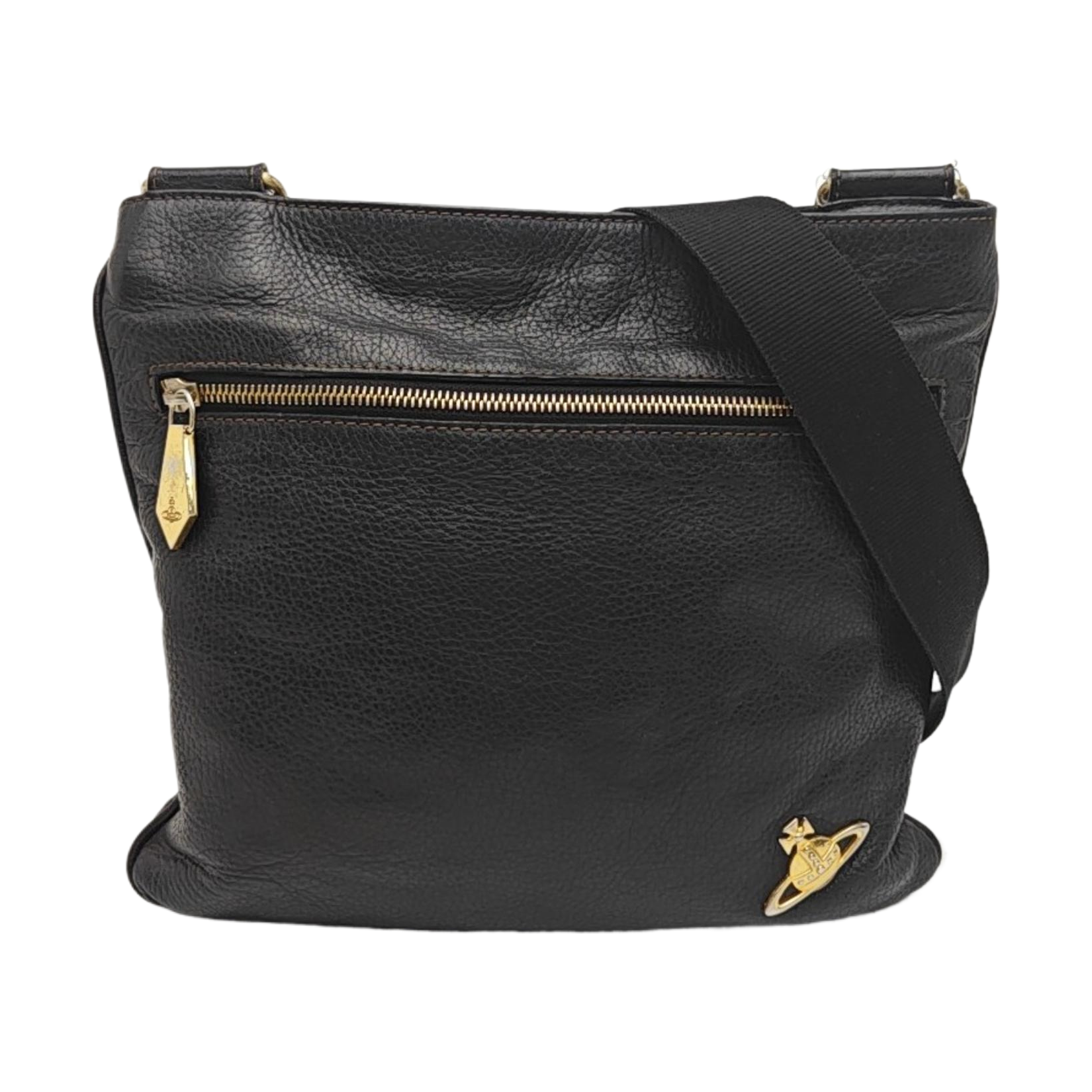 Calfskin Shoulder Bag Black