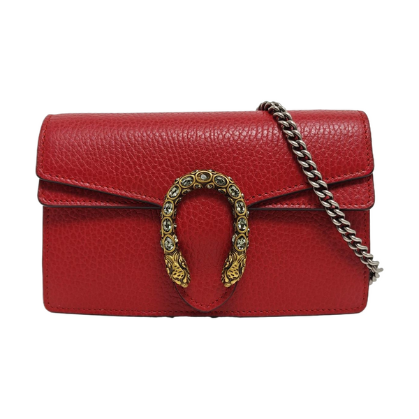 Dionysus Super Mini Calfskin Red