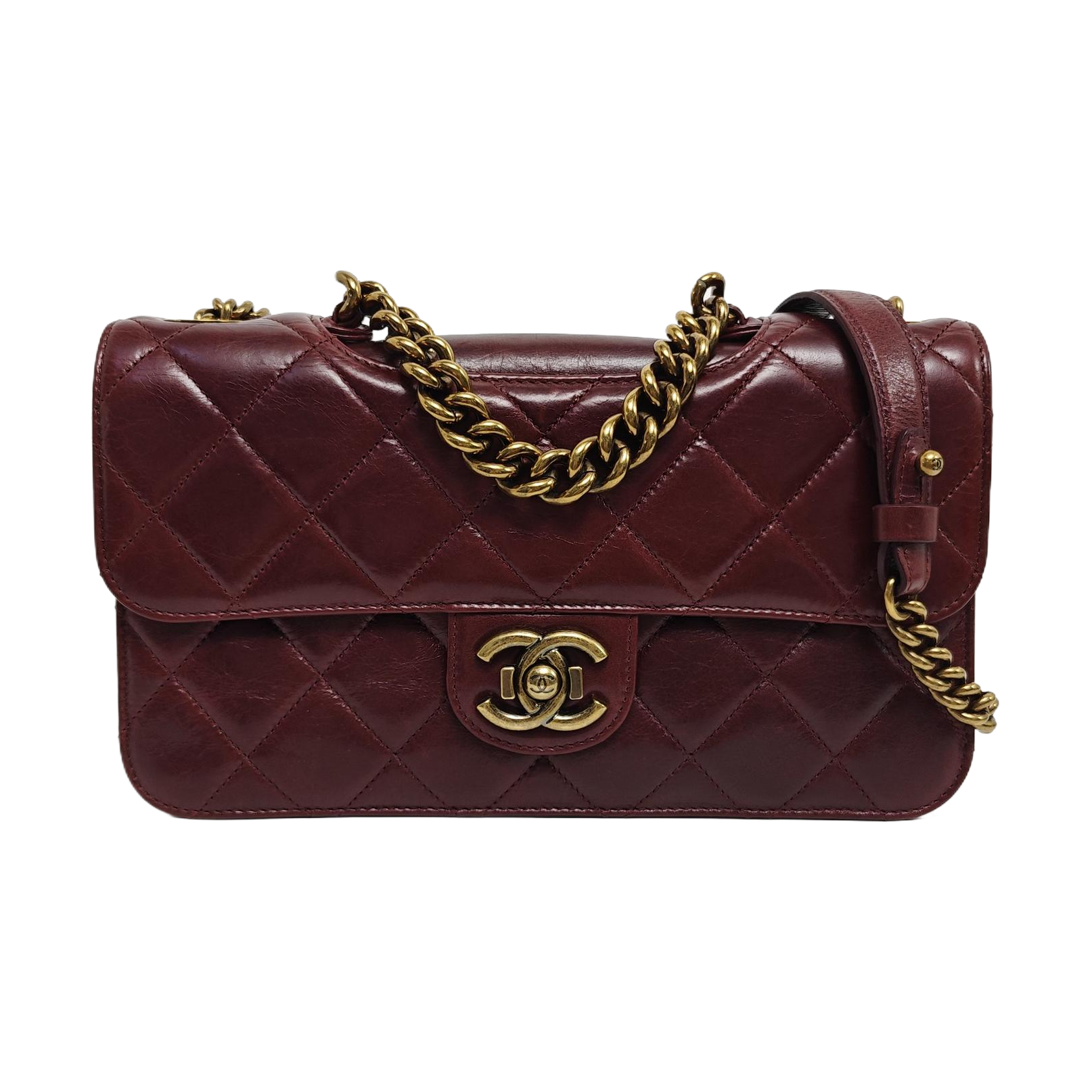PREFECT EDGE Quilted Calfskin Red