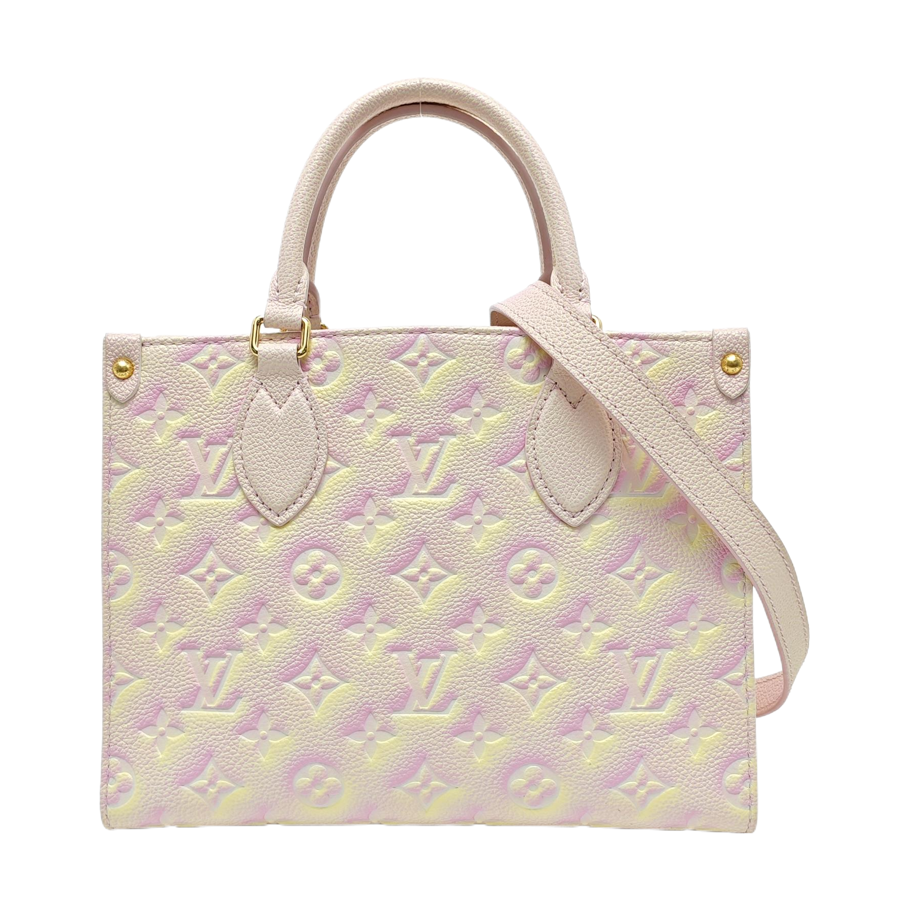 ONTHEGO PM Monogram Calfskin Pink