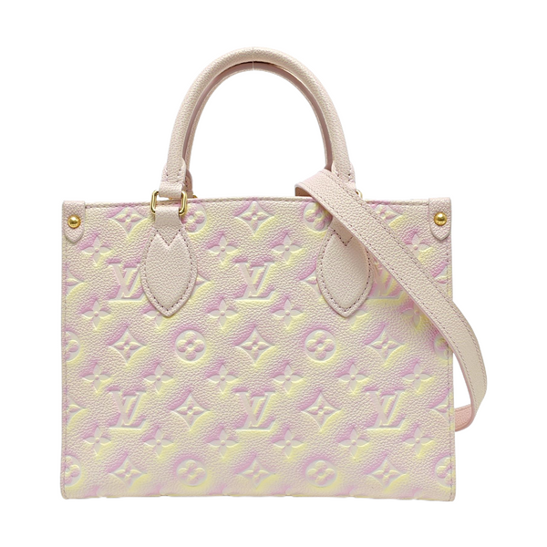 ONTHEGO PM Monogram Calfskin Pink
