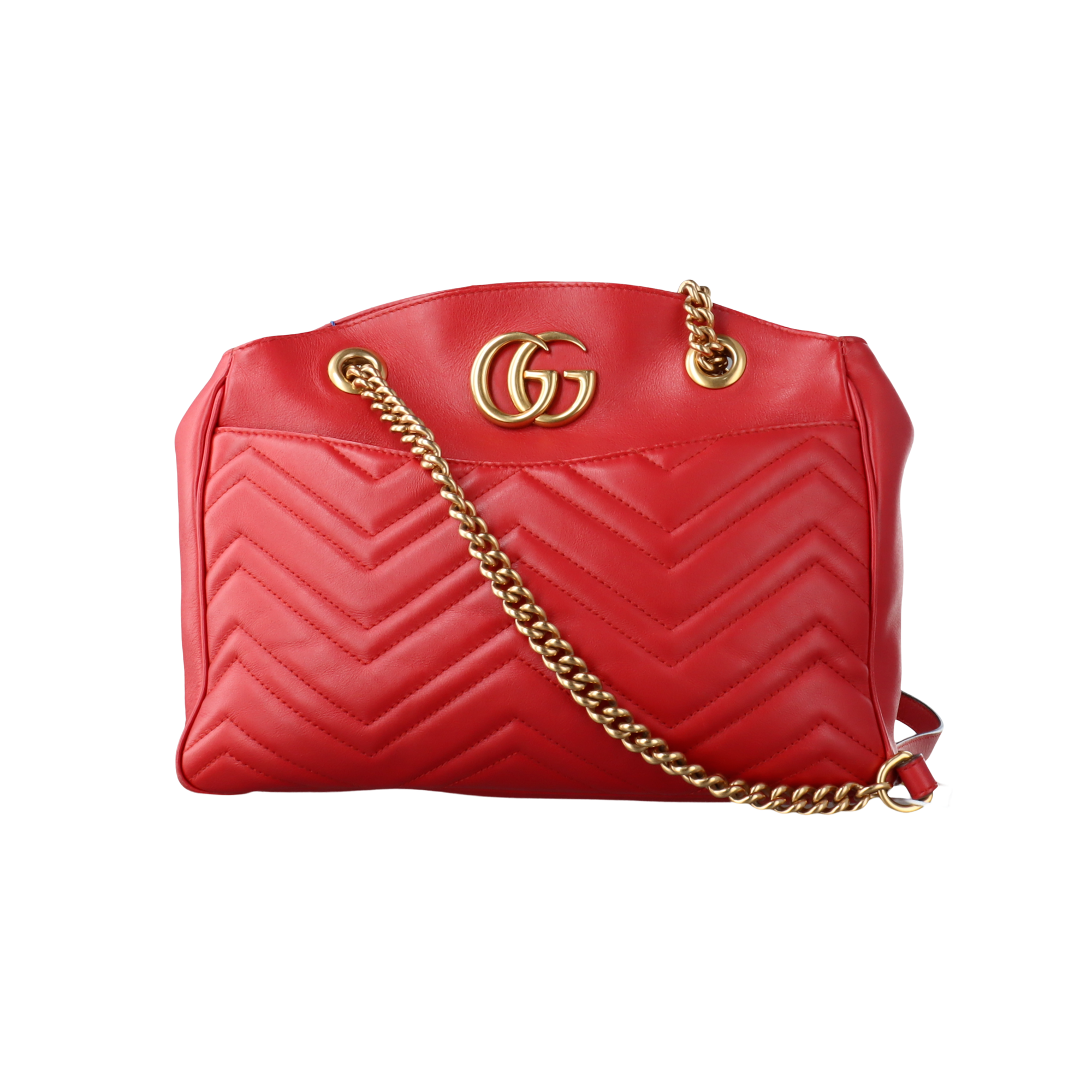 Piel de ternera GG Marmont Roja