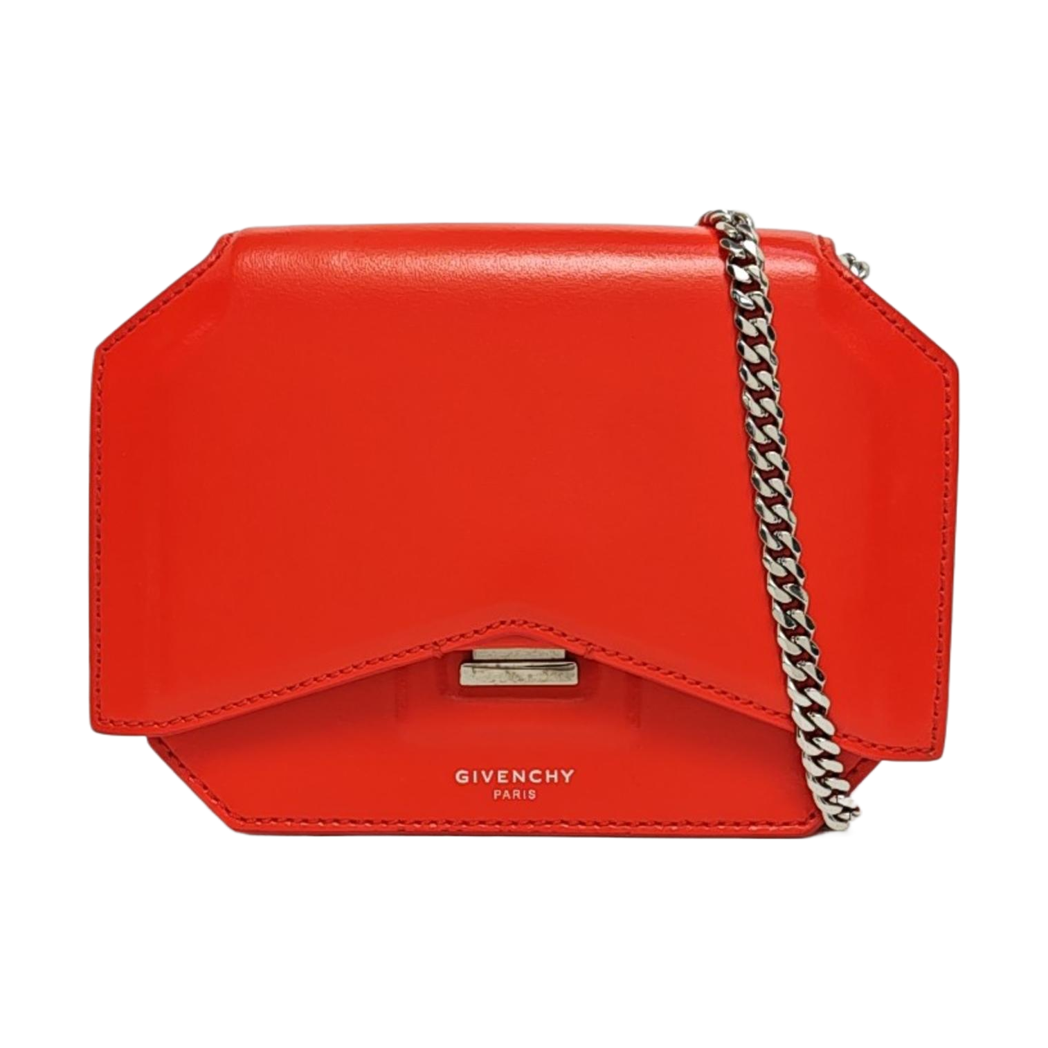Calfskin Shoulder Bag Red