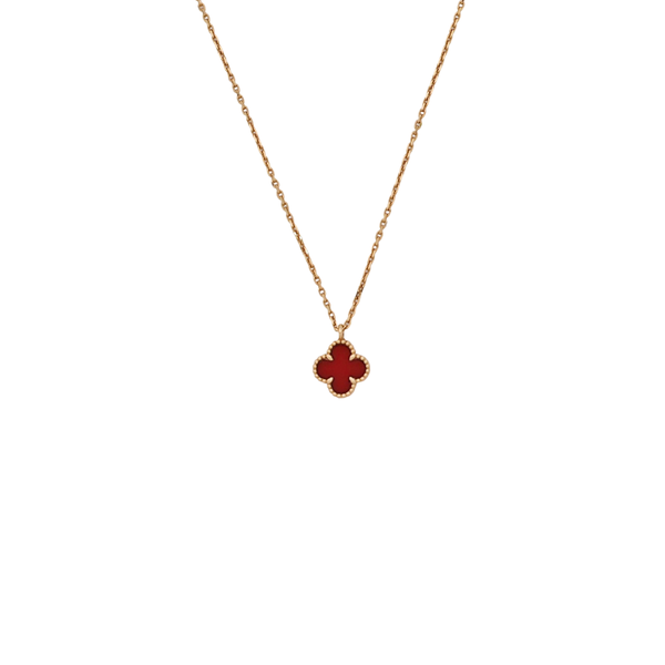Sweet Alhambra 18k Rose Gold Necklace