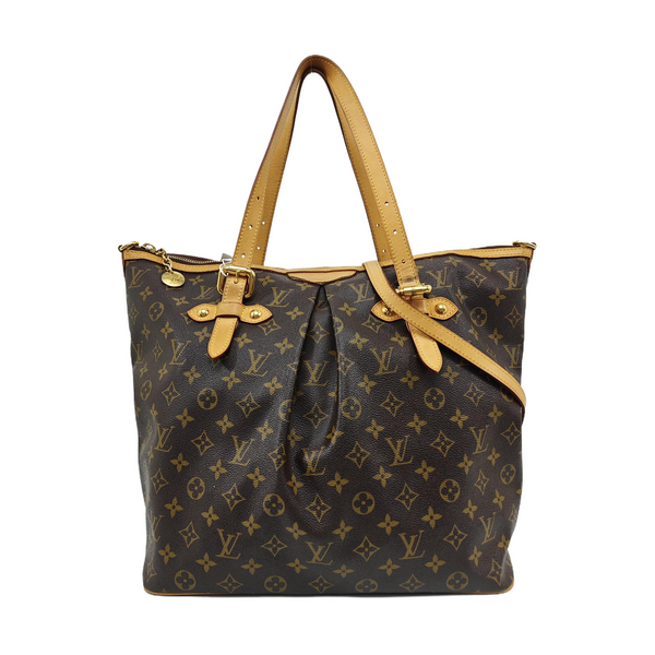 PALERMO GM Monogram Coated Canvas Brown