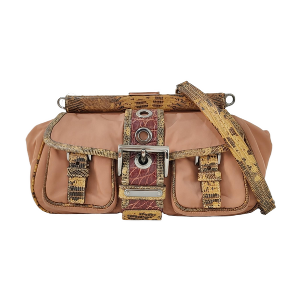 Nylon Shoulder Bag Pink