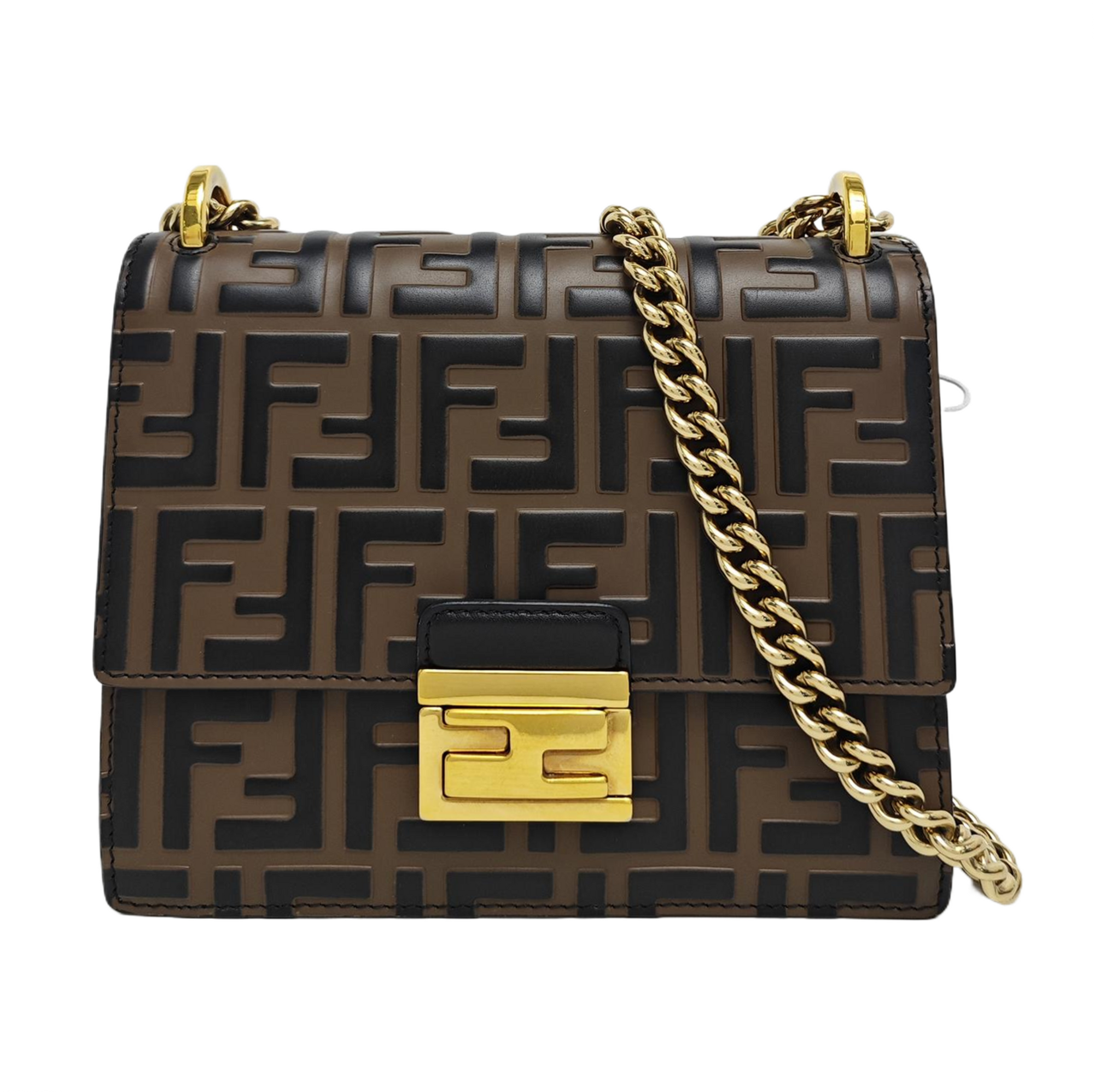 Kan U Small Calfskin Brown