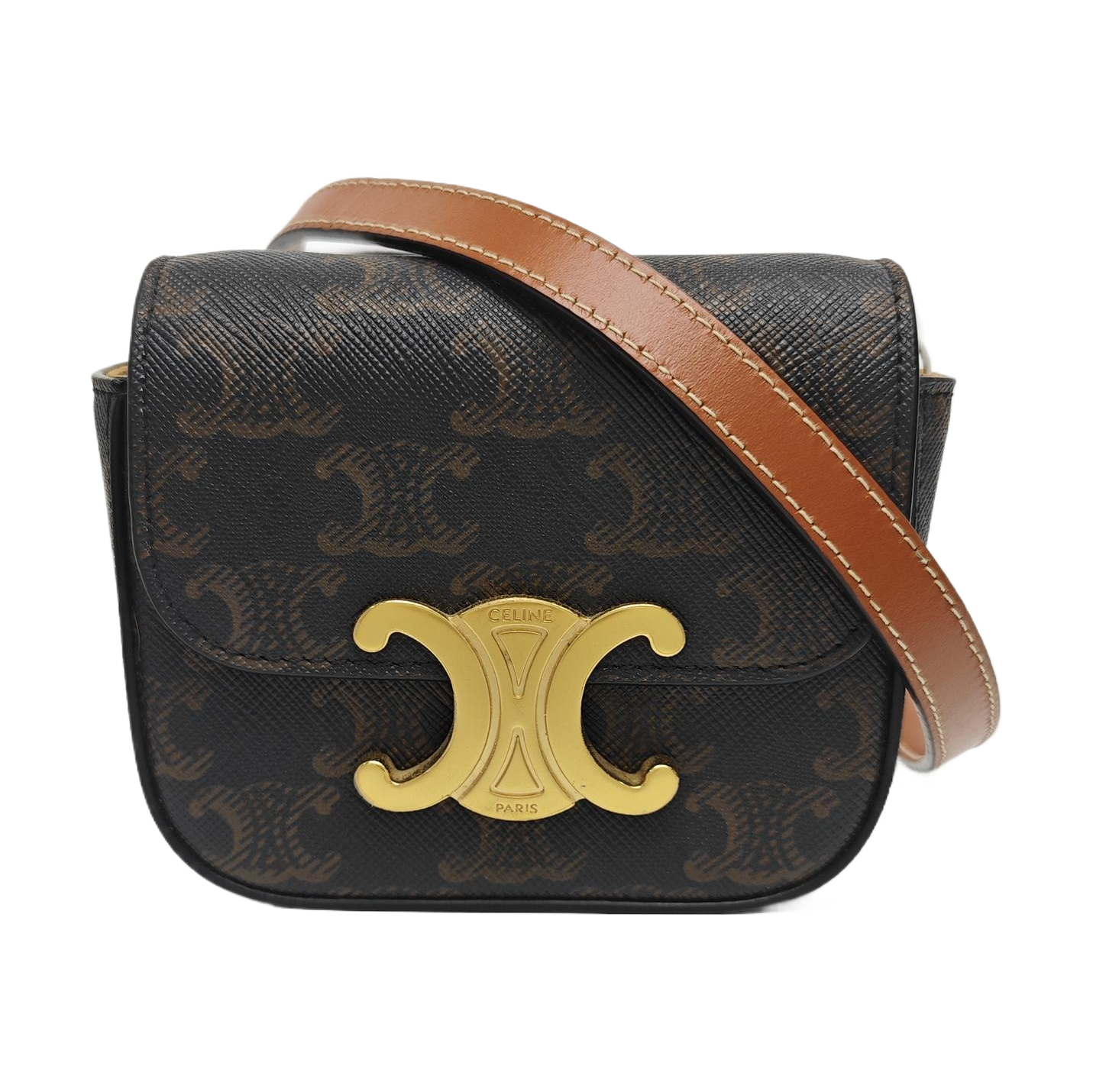 TRIOMPHE Mini Coated Canvas Black