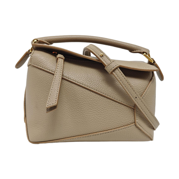 Puzzle Mini Calfskin Beige