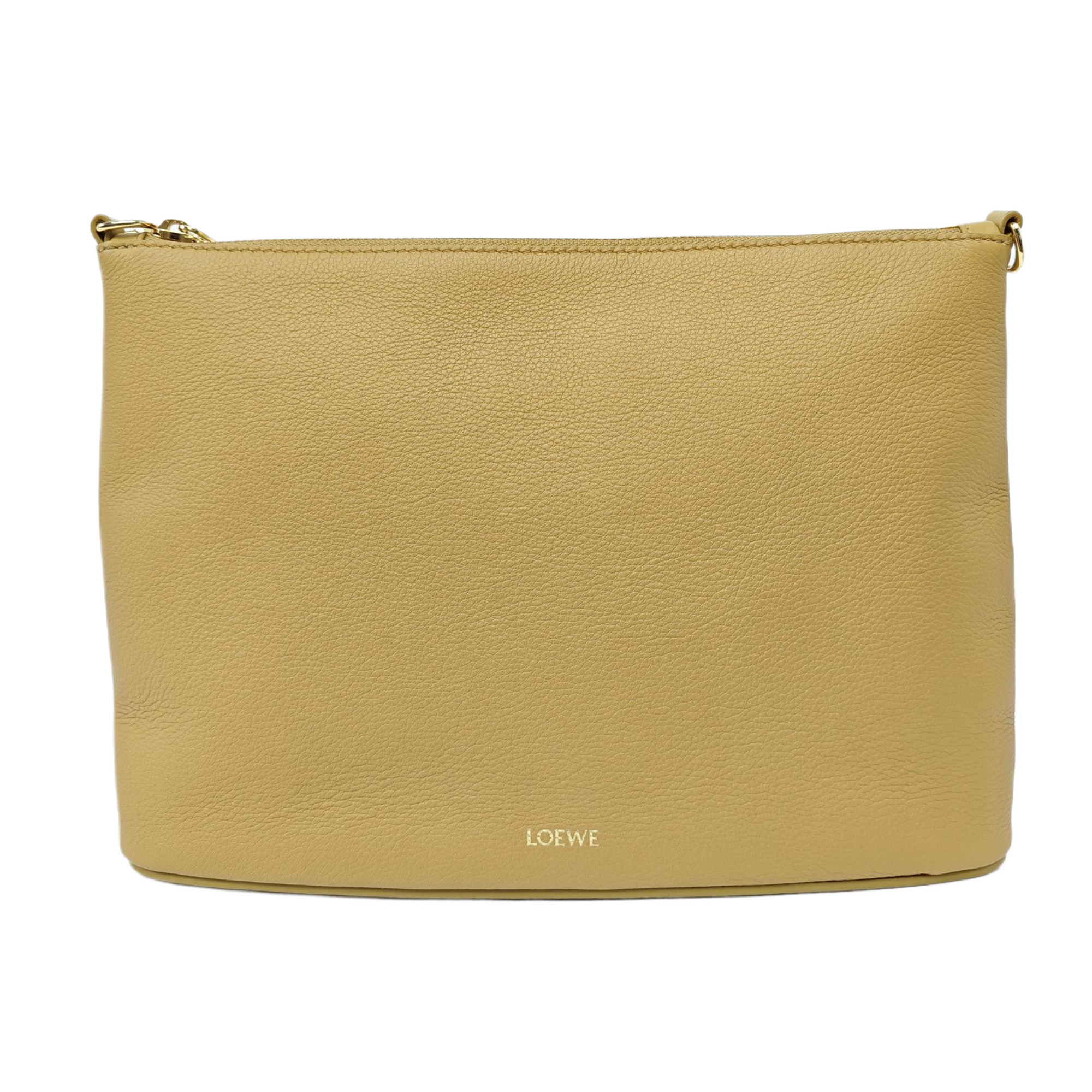 Calfskin Clutch Brown