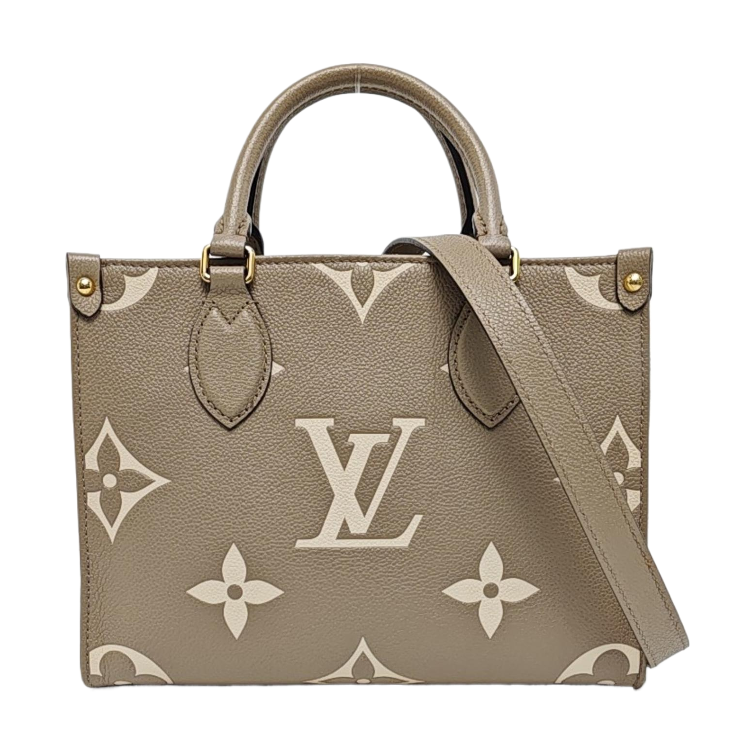 ONTHEGO PM Monogram Calfskin Gray