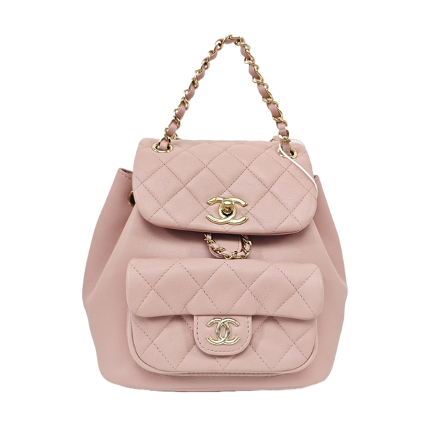DUMA Small Quilted Calfskin Pink