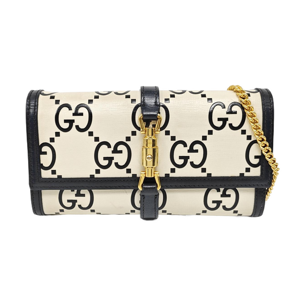 Jackie 1961 Mini Monogram Calfskin White