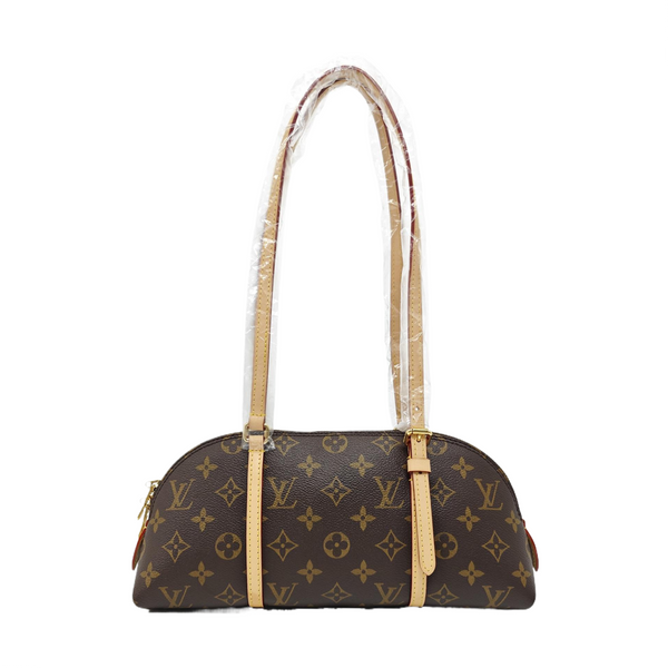 SQUIRE EAST WEST Monogram Coated Canvas Brown