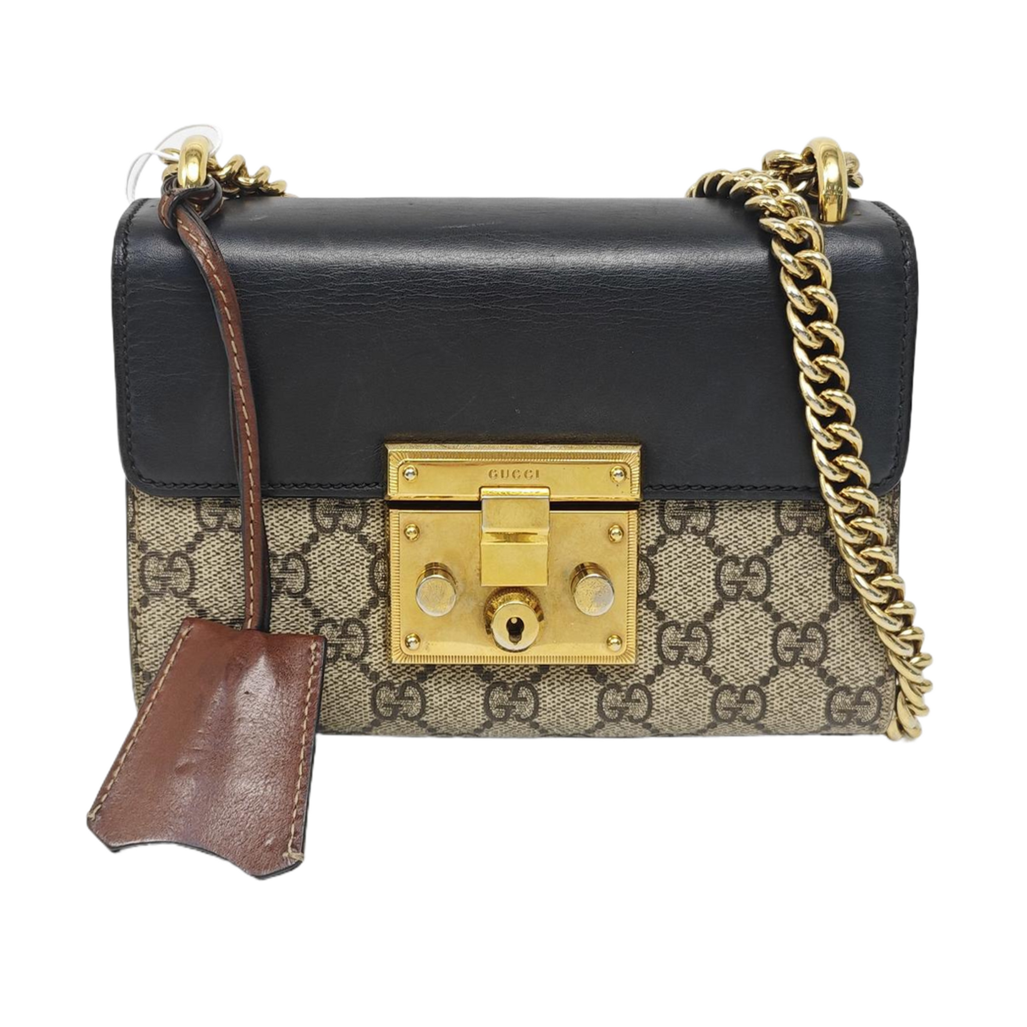 Padlock Small Monogram Coated Canvas Multicolor