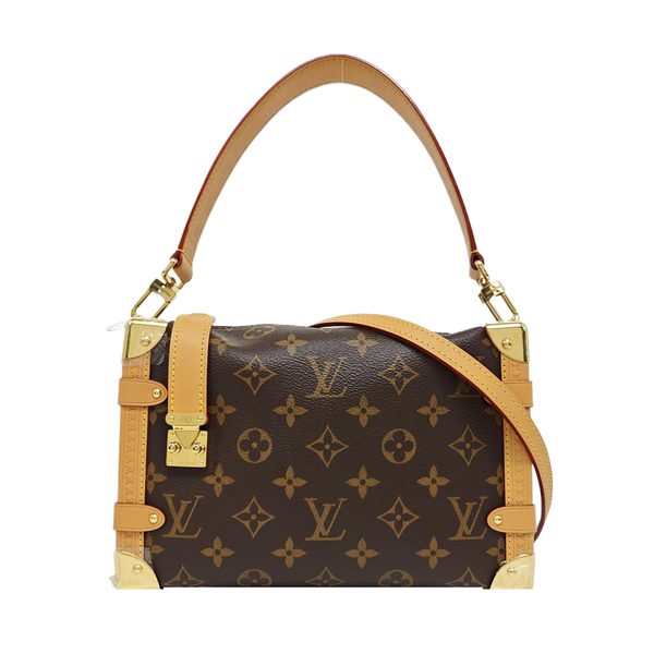 SIDE TRUNK MM Monogram Coated Canvas Brown