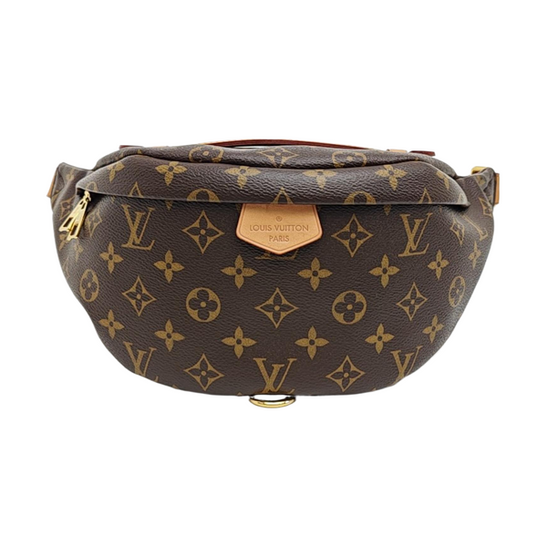 BUMBAG Monogram Coated Canvas Brown