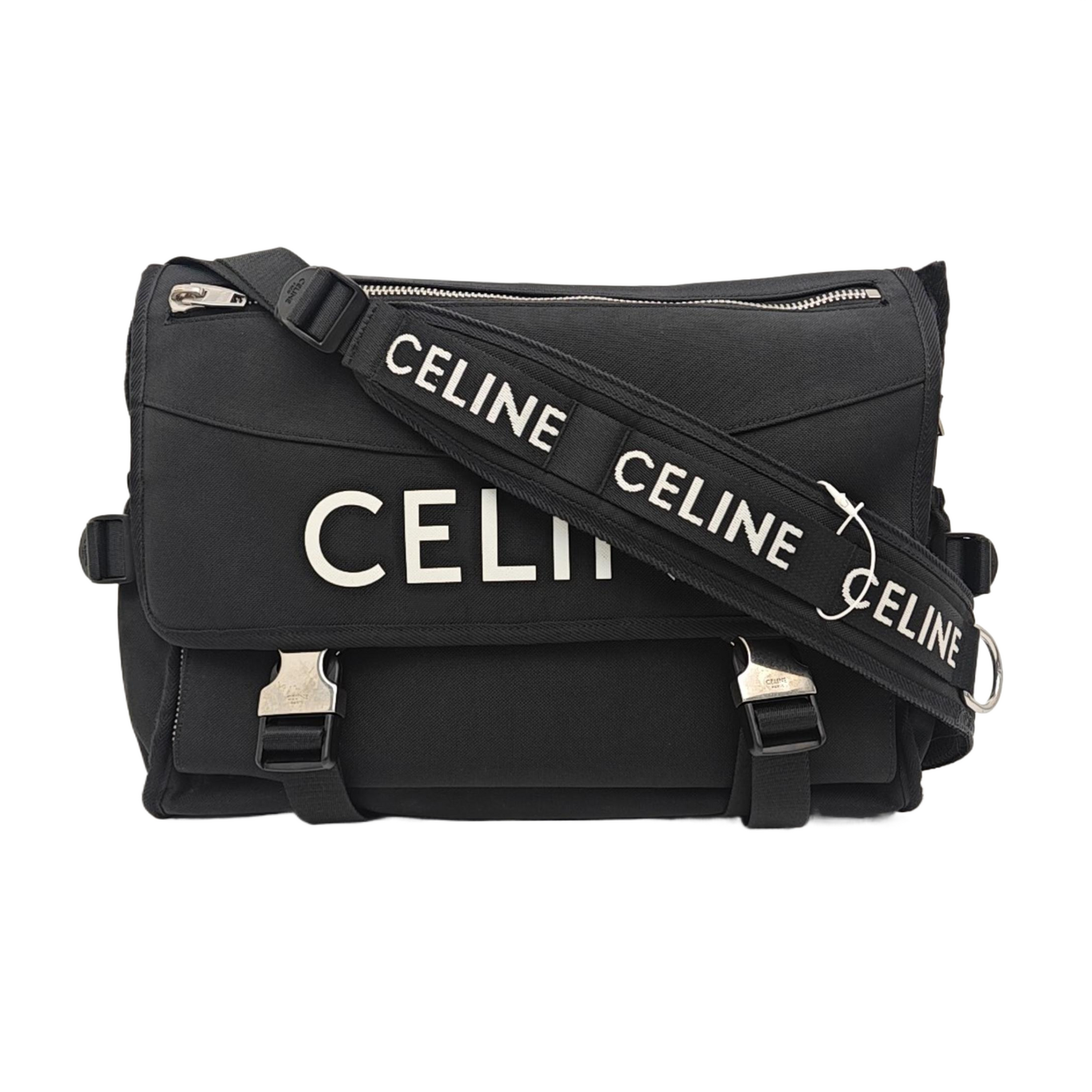 Canvas Shoulder Bag Black
