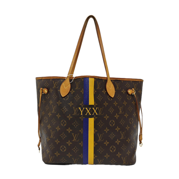 NEVERFULL MM Monogram Coated Canvas Brown