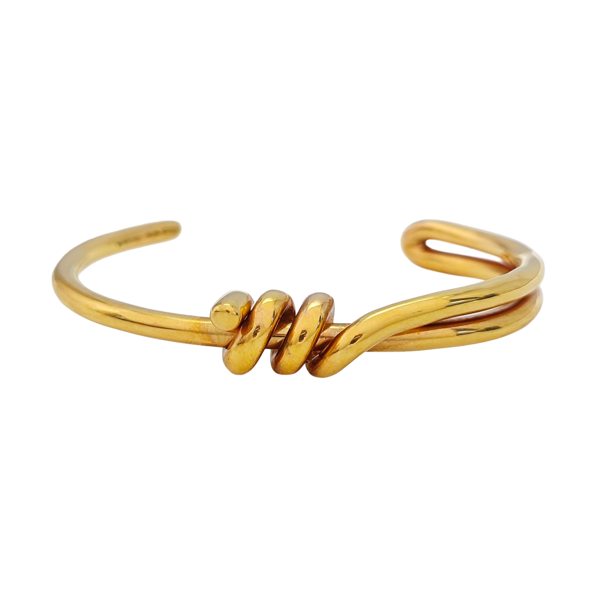 KNOT Metal Gold Bangle