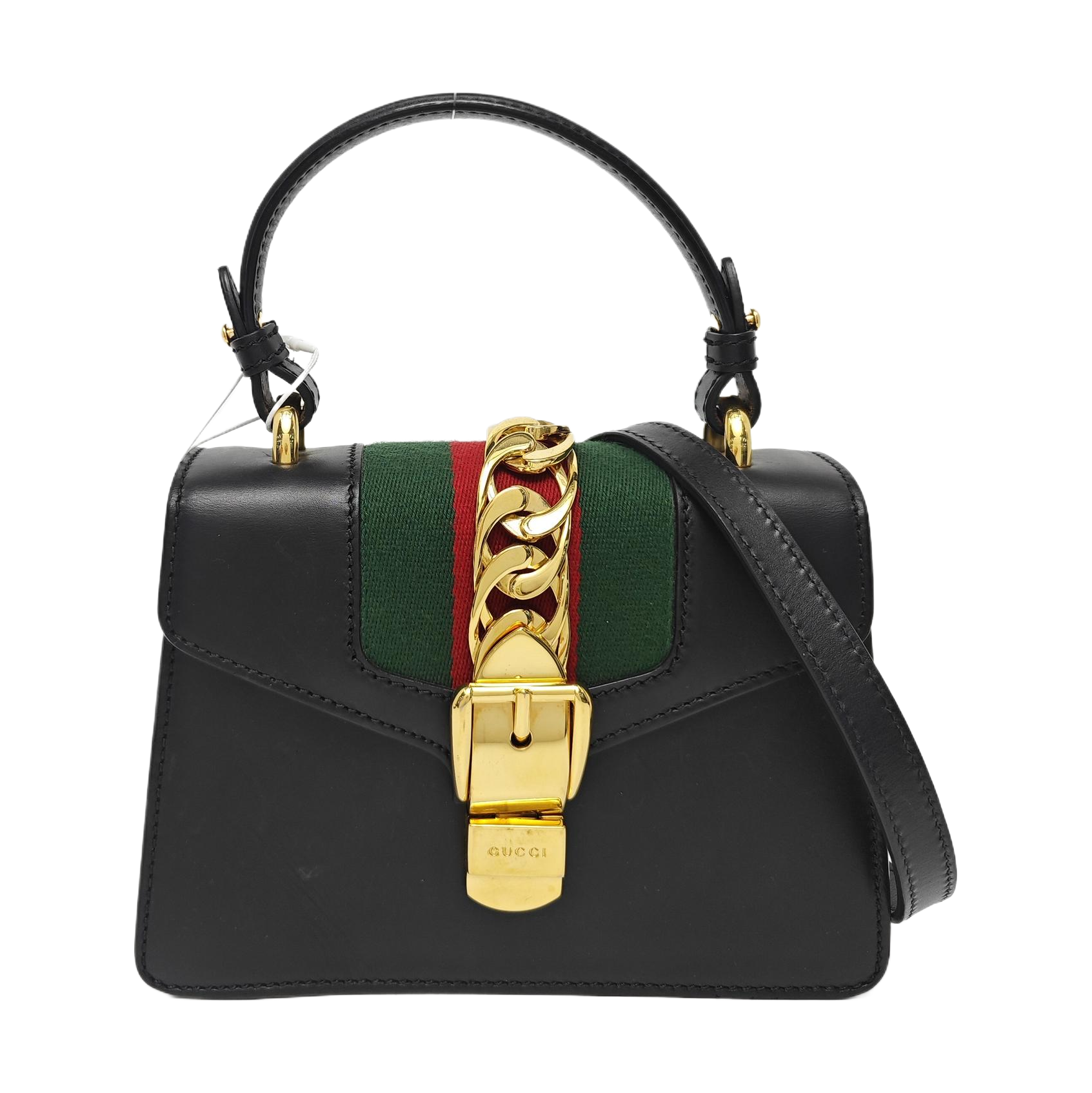 Sylvie Mini Calfskin Black