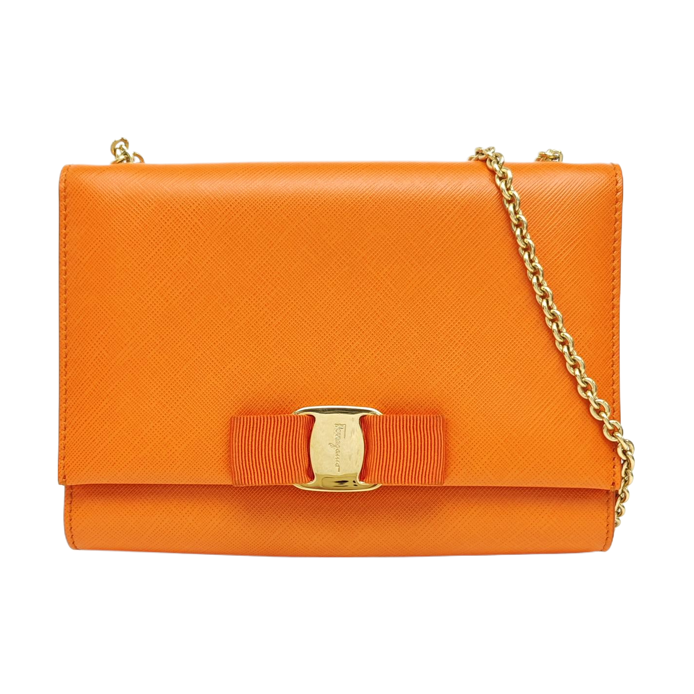 Ginny Calfskin Orange