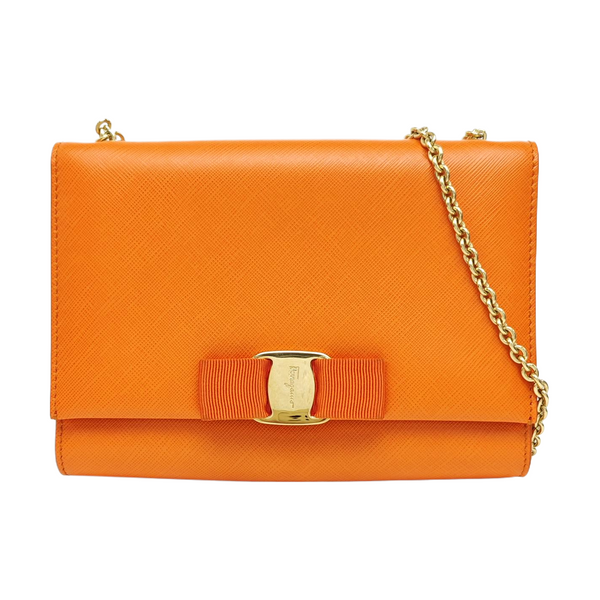 Ginny Calfskin Orange