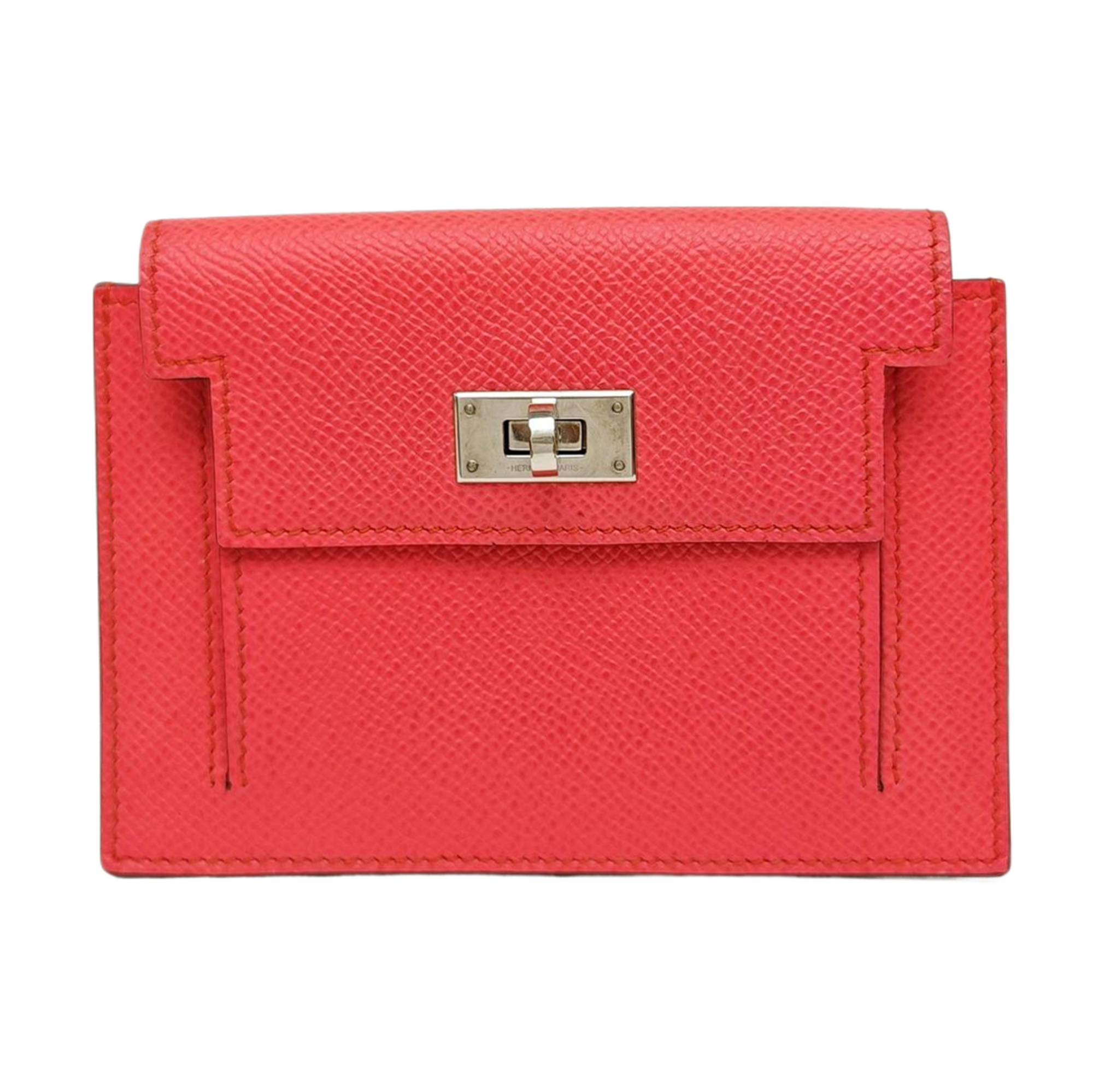 Kelly Epsom Pink Coin Purse