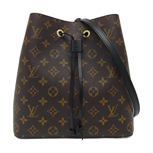 NÉONOÉ MM Monogram Coated Canvas Brown