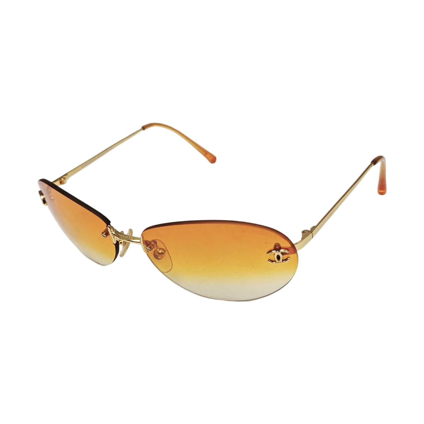 Metal Sunglasses Orange