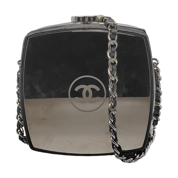 Large Quilted Lambskin Black