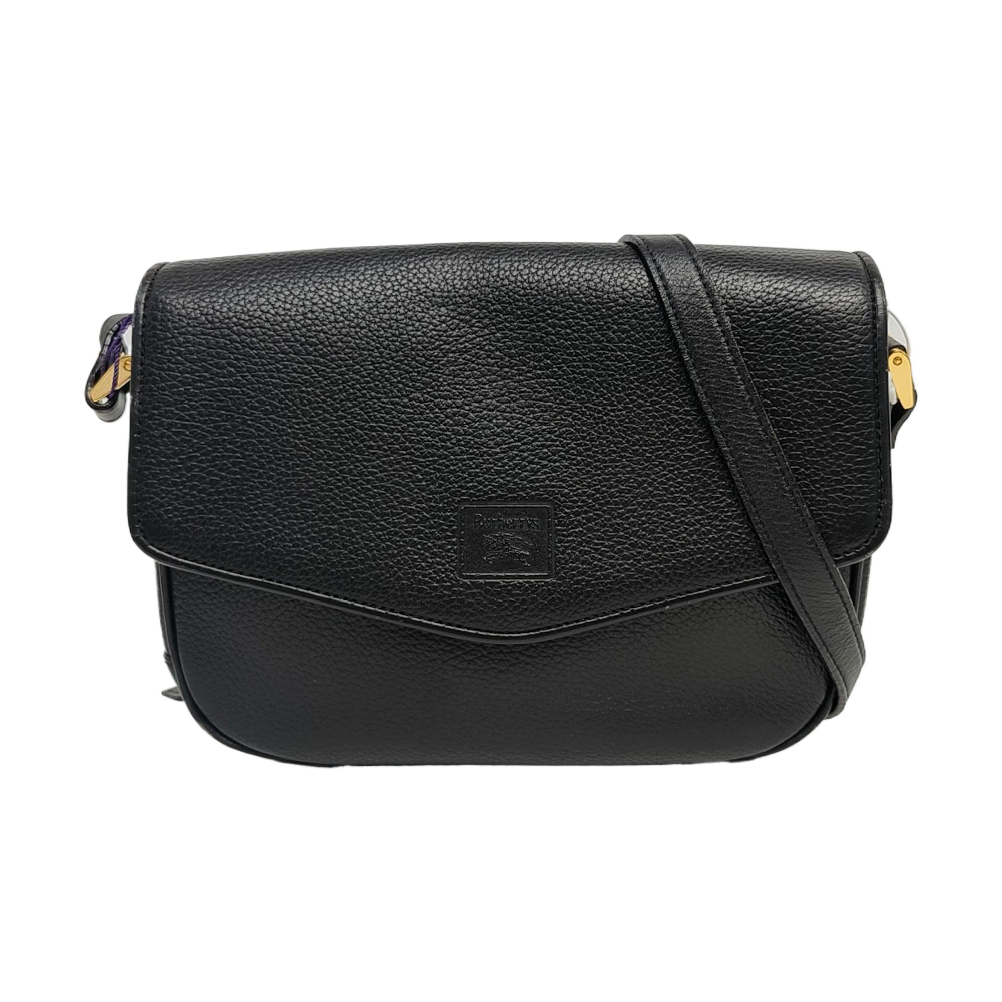 Calfskin Crossbody Bag Black