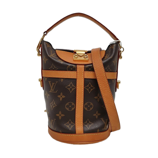 DUFFLE Monogram Coated Canvas Brown