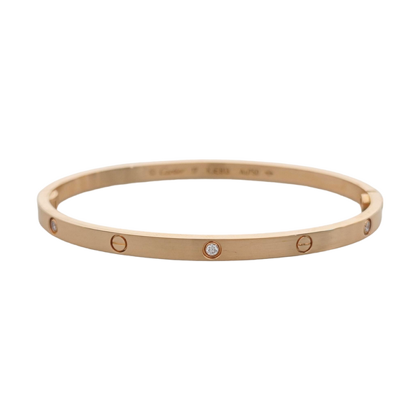 LOVE 18k Rose Gold Bangle