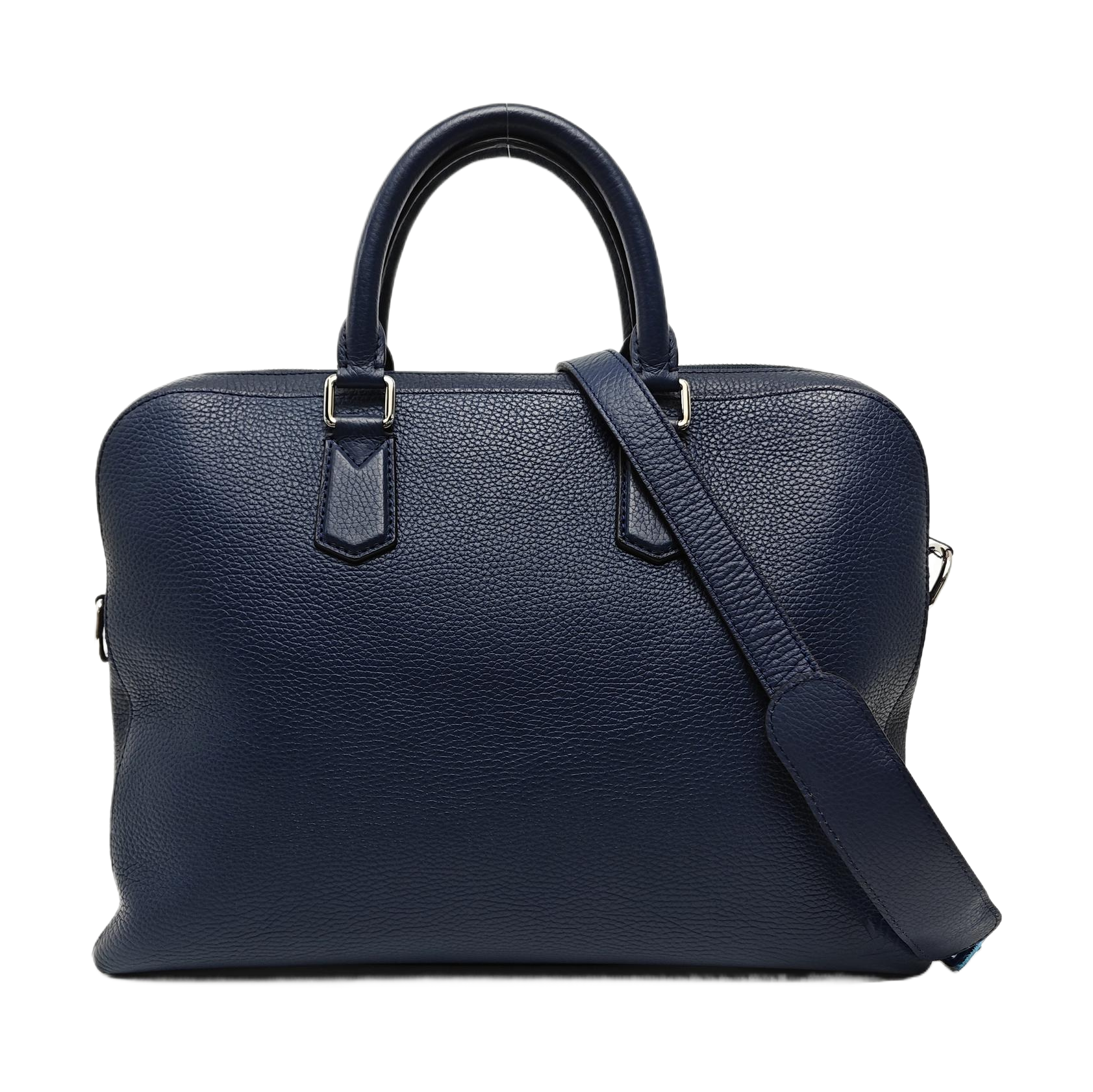 Calfskin Shoulder Bag Blue
