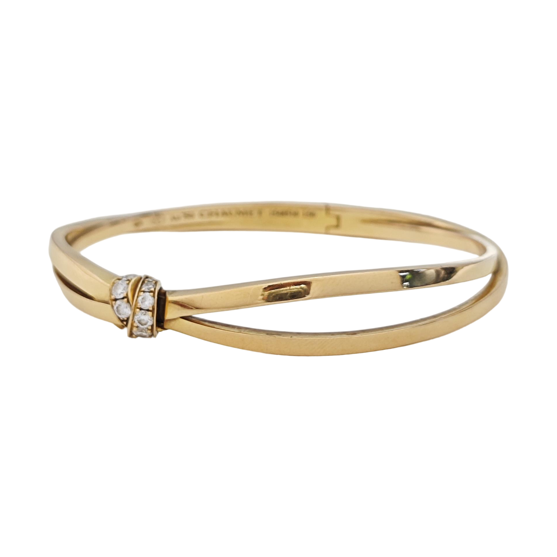 Liens Évidence 18k Rose Gold Bangle