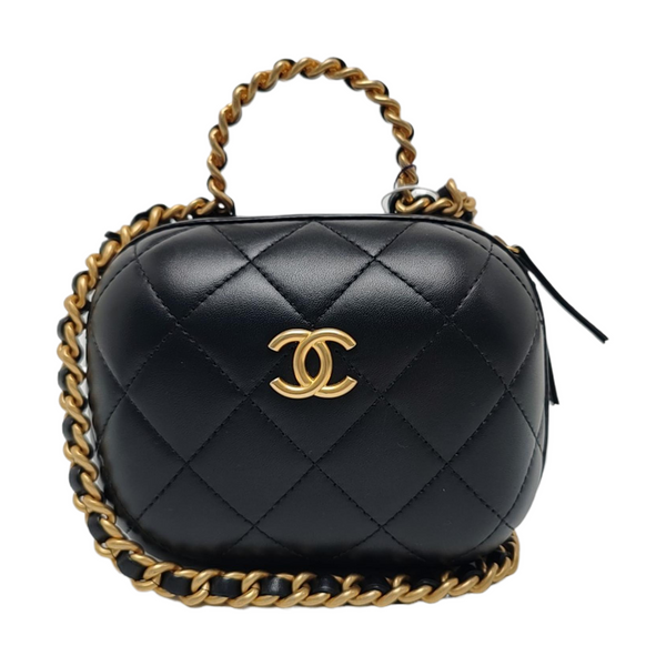 Quilted Lambskin Black