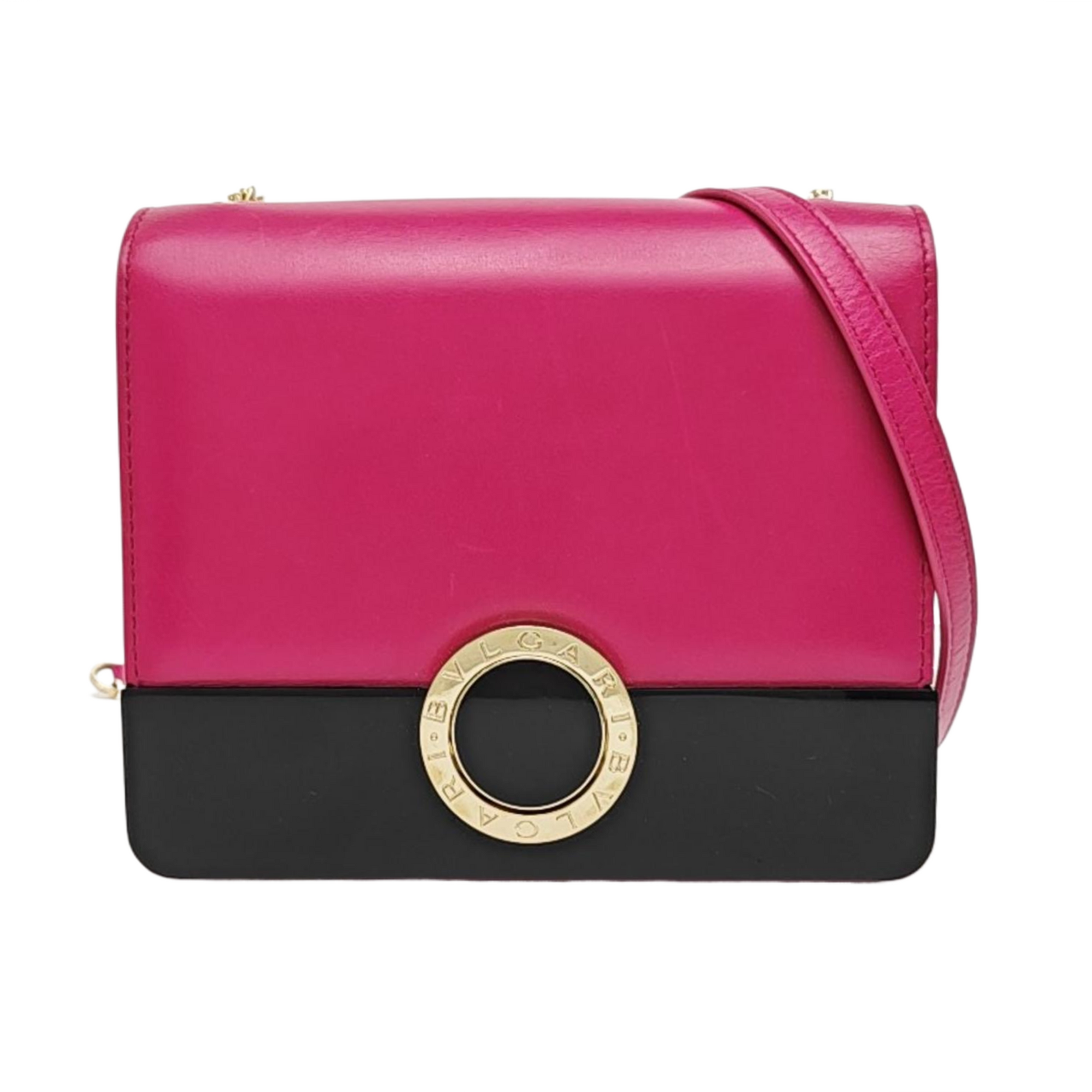 BVLGARI Calfskin Red