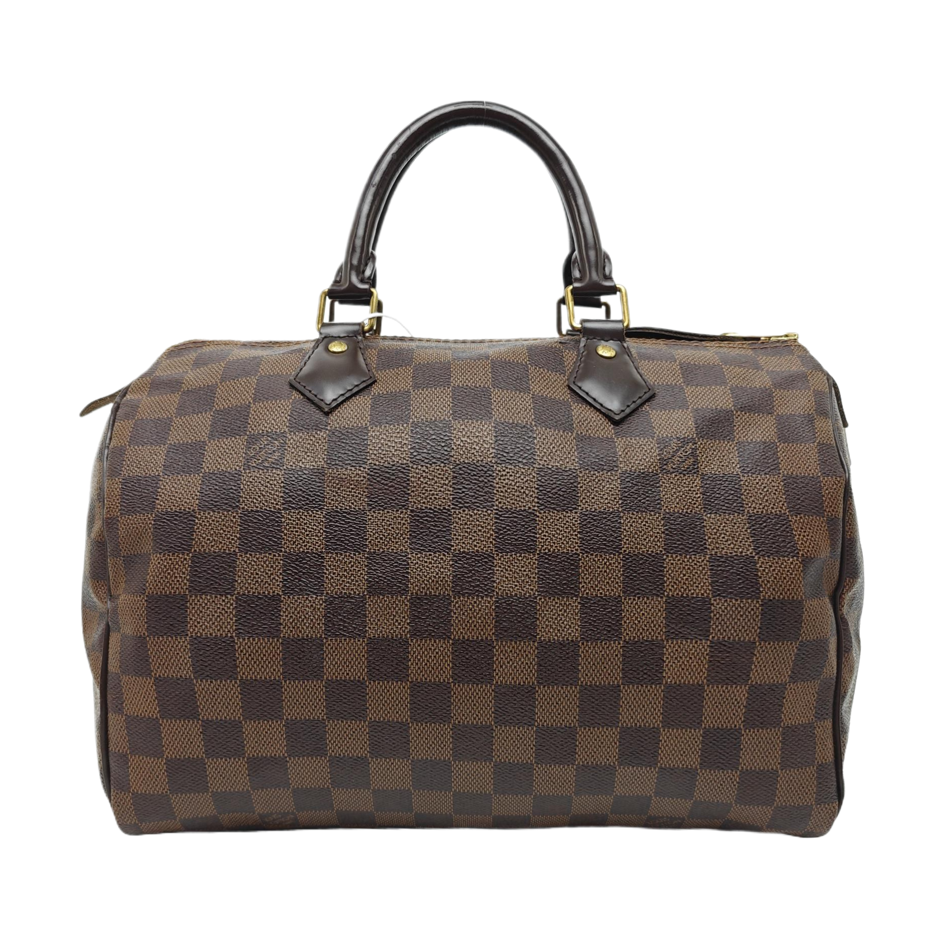 SPEEDY 30 Damier Ebene Coated Canvas Brown