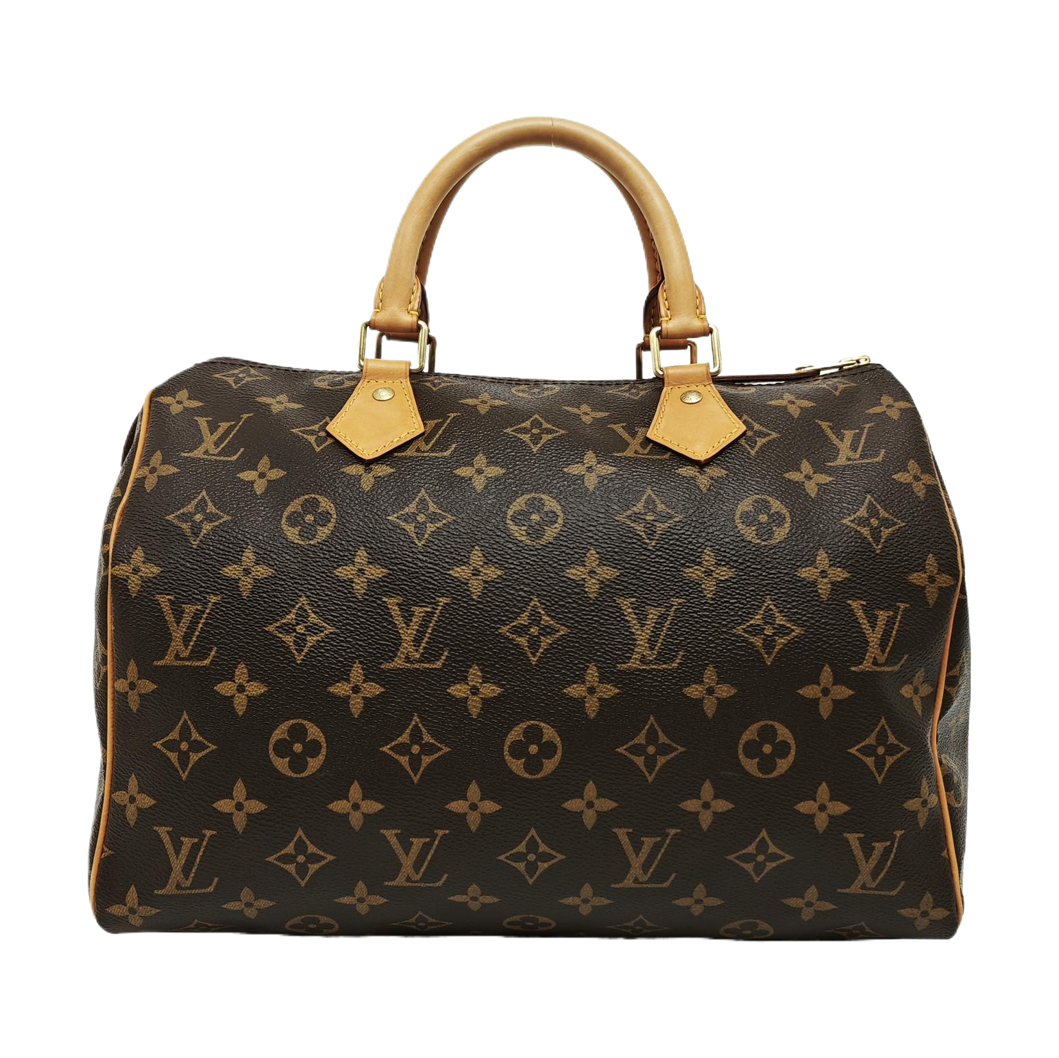 SPEEDY 30 Monogram Coated Canvas Brown