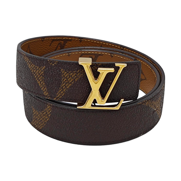 Coated Canvas Belt Brown