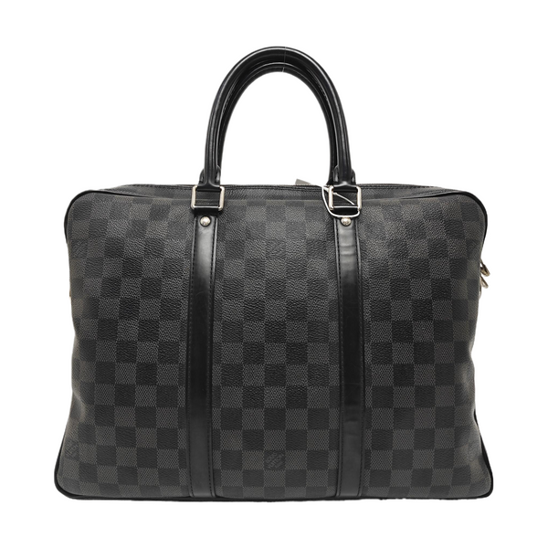 PORTE-DOCUMENTS PM Damier Graphite Coated Canvas Black