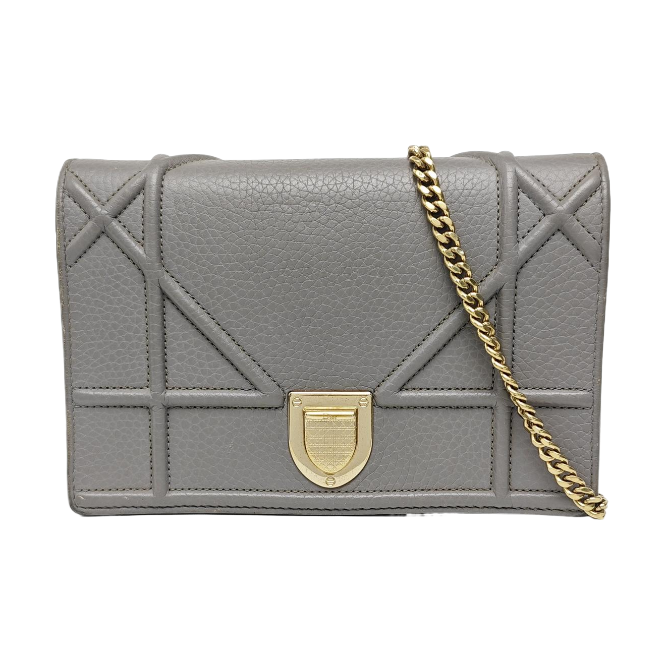Diorama Cannage Calfskin Gray